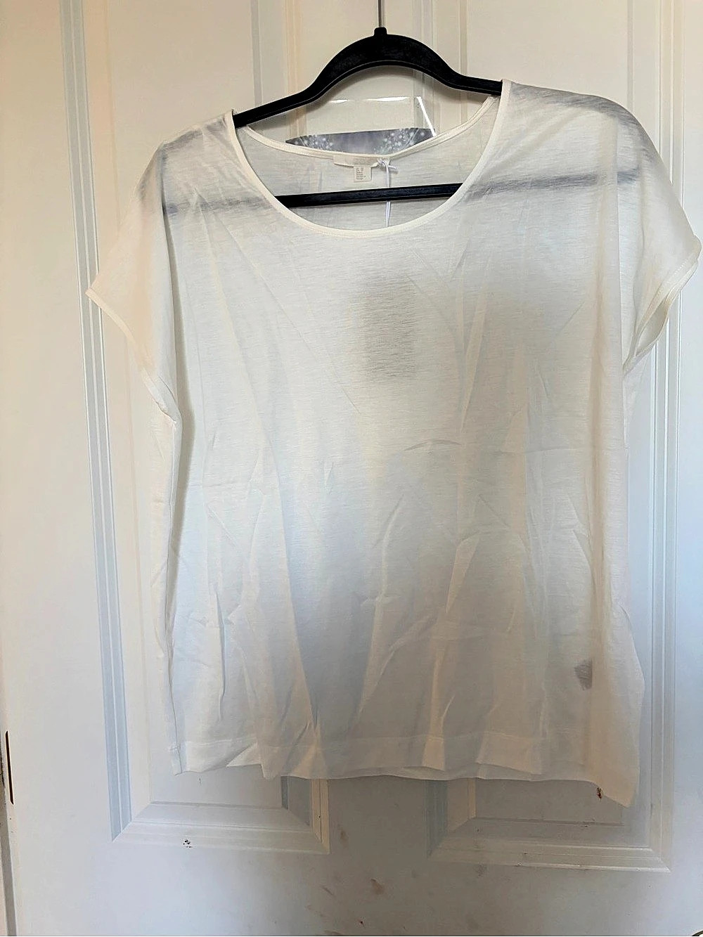 COS Short Sleeve Tee in White Size XS NWT